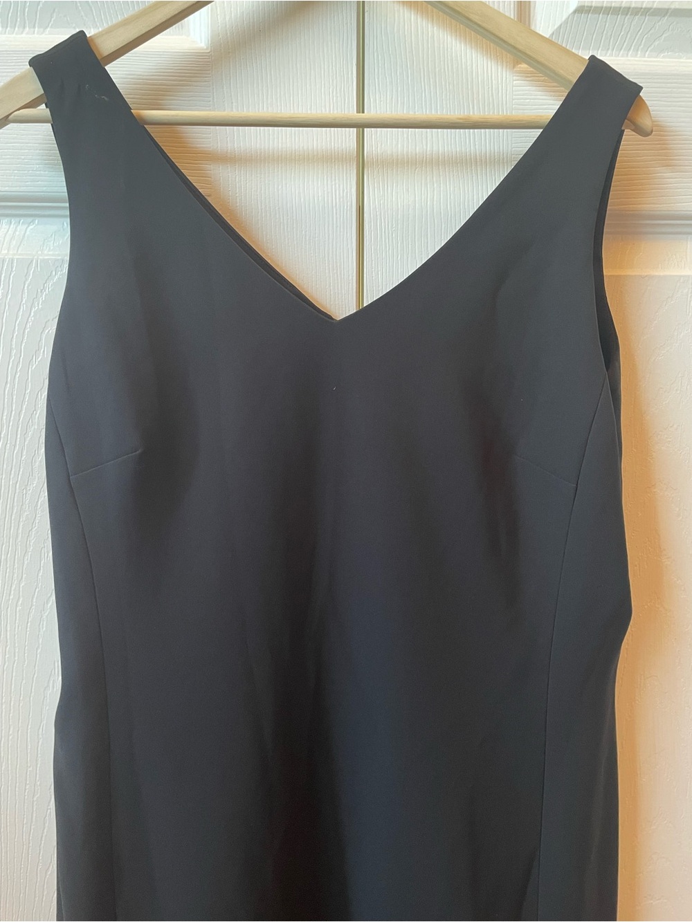 Vintage Jones of New York Black V-Neck Sleeveless Sheath Dress - Women - Picture 5 of 7